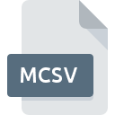 MCSV file icon