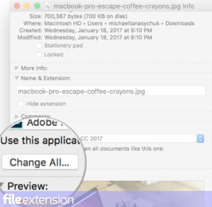 Associate software with SHPROJ file on Mac