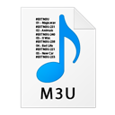 Icona del file M3U