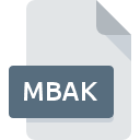 Icona del file MBAK