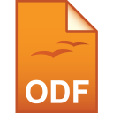 ODF icono de archivo