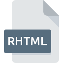 RHTML ícone do arquivo