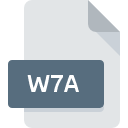Icône de fichier W7A