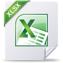 Ikona pliku XLSX
